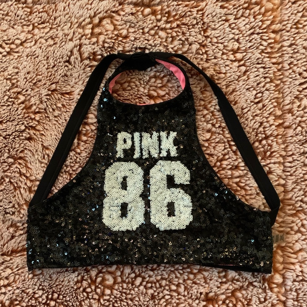 Victoria Secret Pink Sequin Swim top